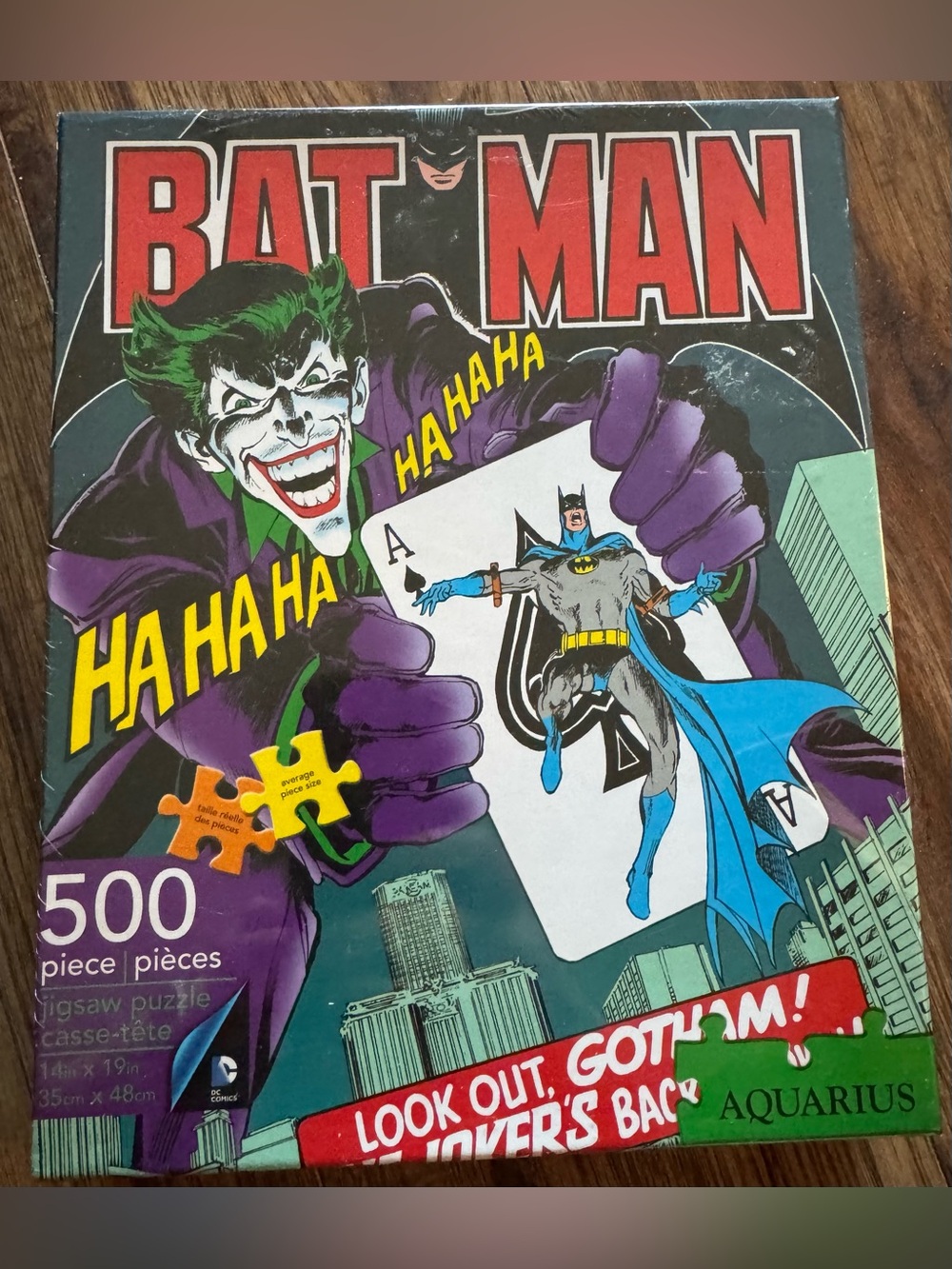 Aquarius DC Comics Batman & Joker 500 Piece Jigsaw Puzzle Sealed